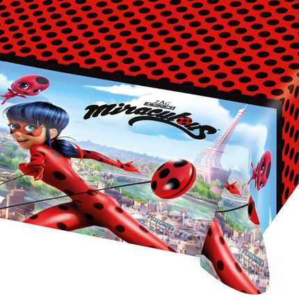 Katicabogár és Fekete macska kalandjai City műanyag asztalterítő 120x180 cm