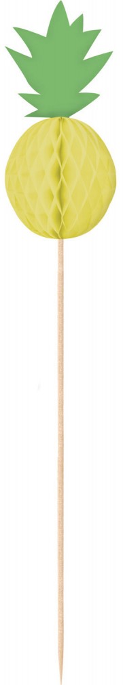 Ananász koktél díszítő pálca 10 db-os