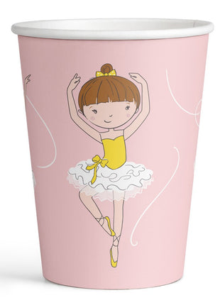 Balett, Balerina Little Dancer papír pohár 8 db-os 250 ml