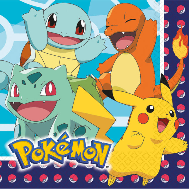 Pokémon Initial szalvéta 16 db-os 33x33 cm