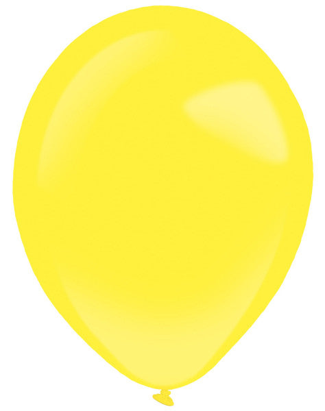 Sárga Yellow Sunshine léggömb, lufi 100 db-os 5 inch (13 cm)