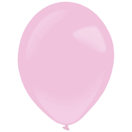 Rózsaszín Pretty Pink léggömb, lufi 100 db-os 5 inch (13 cm)