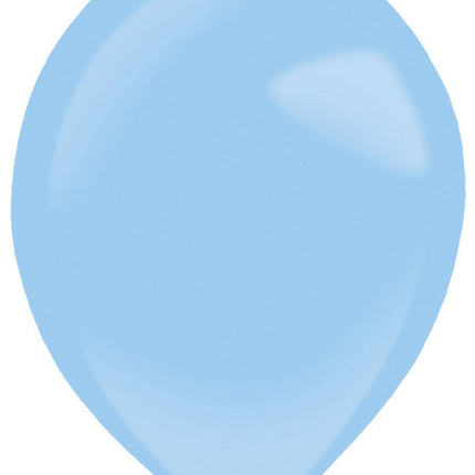Kék Pastel Blue léggömb, lufi 100 db-os 5 inch (13 cm)