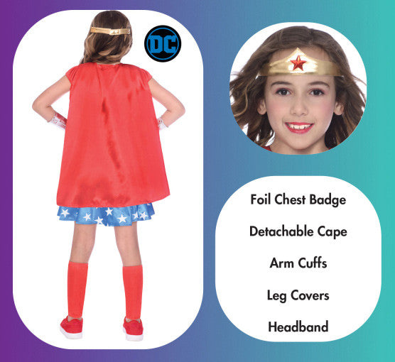 Wonder Woman, A Csodanő jelmez 6-8 év