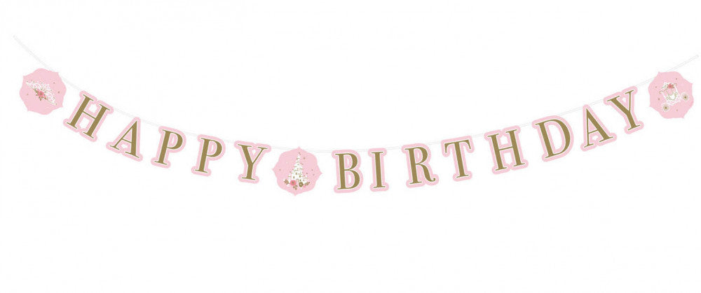 Hercegnők Swan Happy Birthday felirat 170 cm