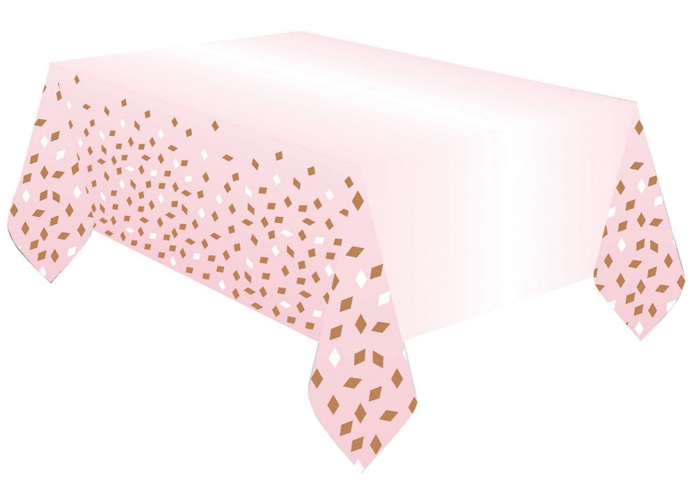 Rose Gold papír asztalterítő 120x180 cm