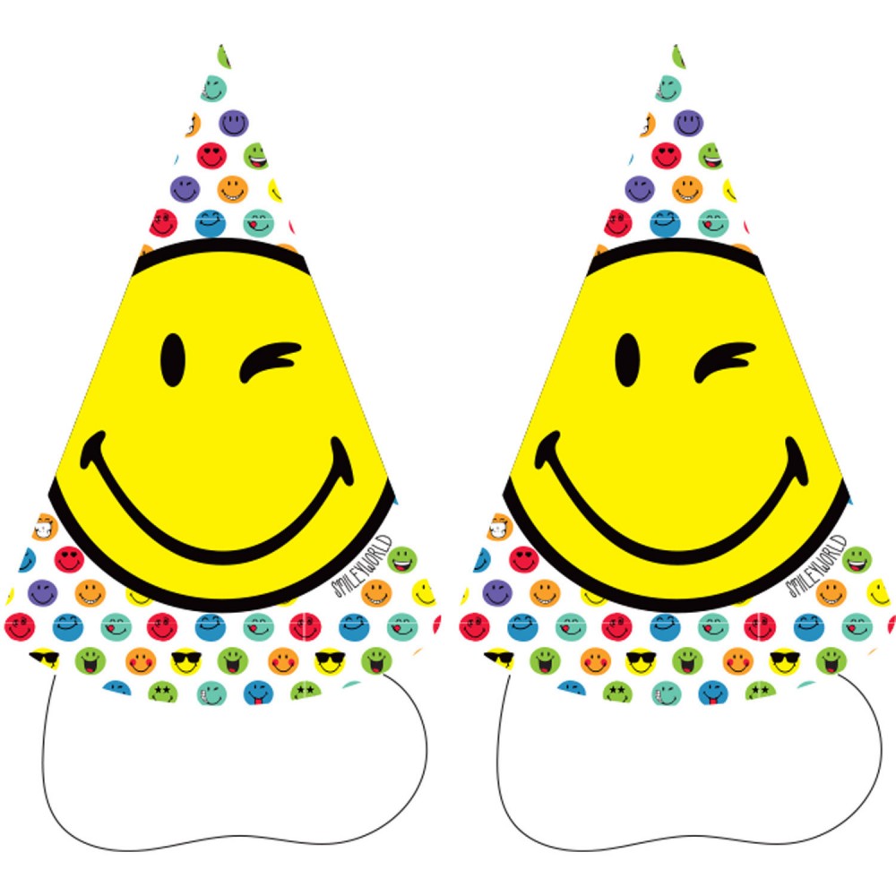 Emoji Wink Parti kalap, csákó 8 db-os