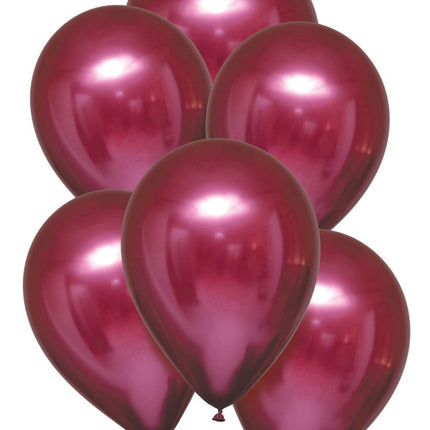 Szatén Pomegranate léggömb, lufi 6 db-os 11 inch (27,5cm)