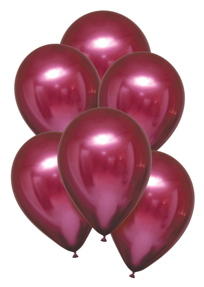Szatén Pomegranate léggömb, lufi 6 db-os 11 inch (27,5cm)