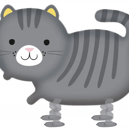 Cicás sétáló fólia lufi 75 cm