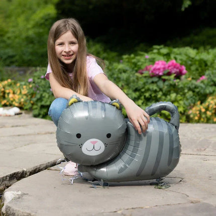 Cicás sétáló fólia lufi 75 cm