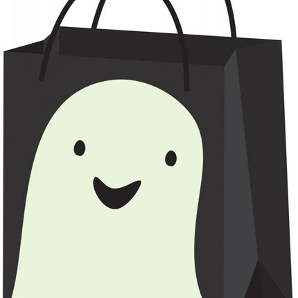 Halloween Black cukorka gyűjtő papír tasak