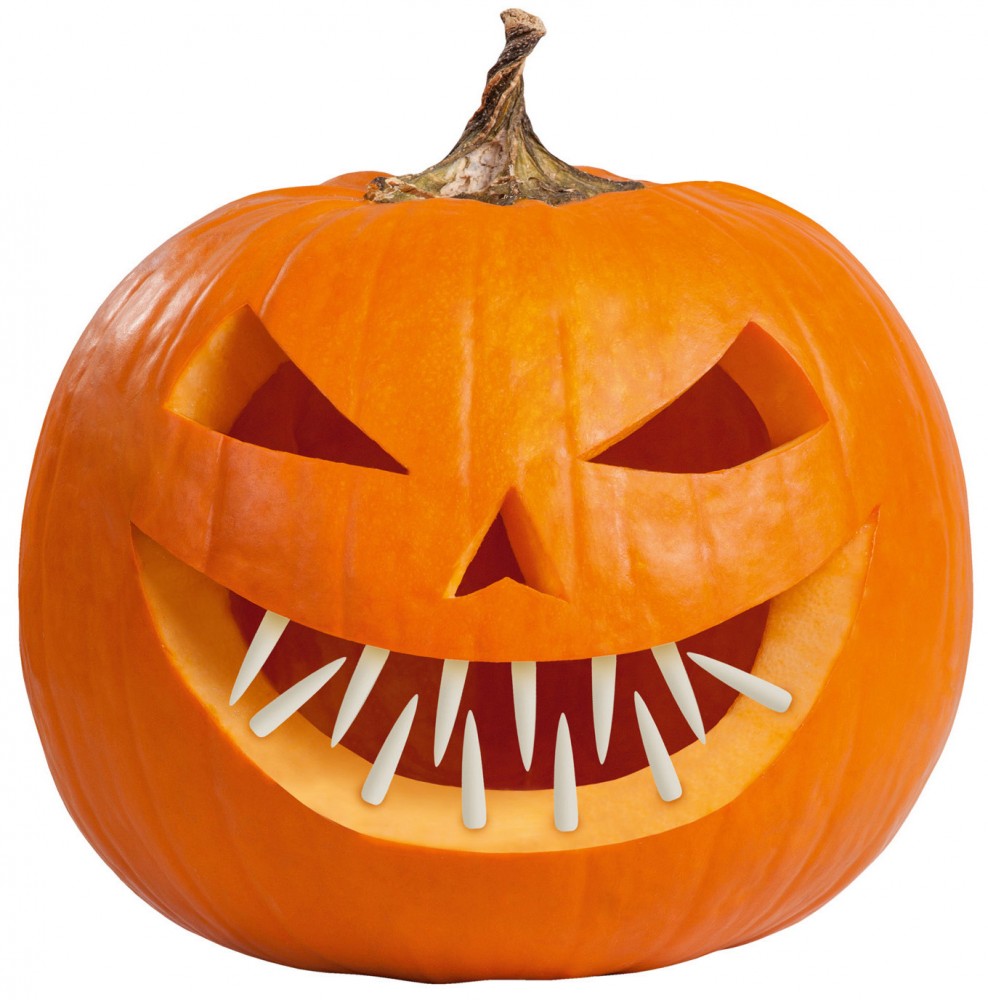 Tök Scary dekorációs fogak 12 db-os