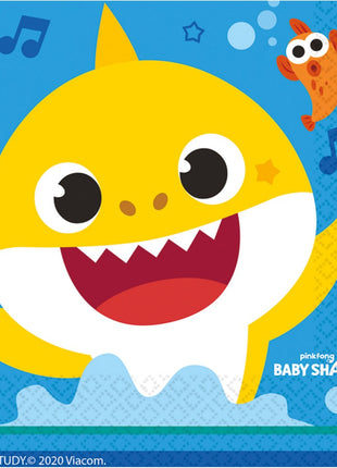Baby Shark Music szalvéta 16 db-os 33x33 cm