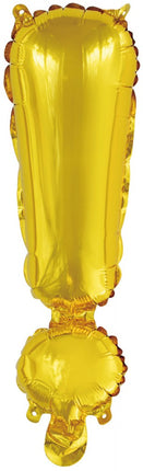 Gold, Arany ! betű fólia lufi, 43 cm