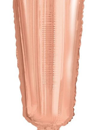 Rose Gold ! betű fólia lufi, 103 cm
