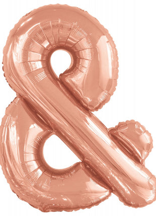 Rose Gold & betű fólia lufi 108 cm