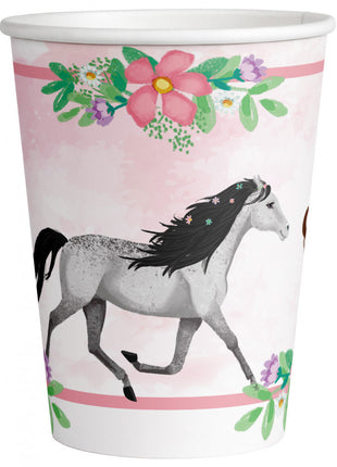 Beautiful Horses, Lovas papír pohár 8 db-os 250 ml