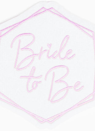 Bride To Be vasalható textil matrica