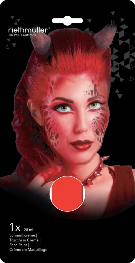 Piros arcfesték, smink 28 ml