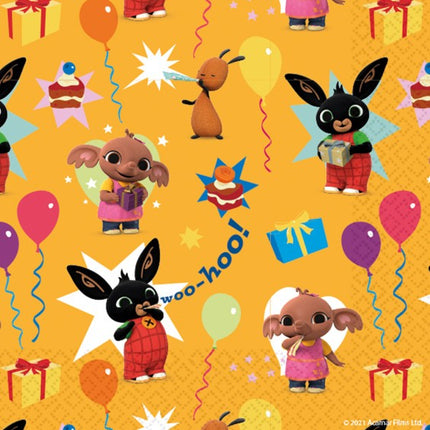 Bing Yellow szalvéta 16 db-os 33x33 cm