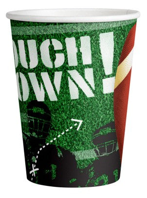 Amerikai futball Touchdown papír pohár 8 db-os 250 ml