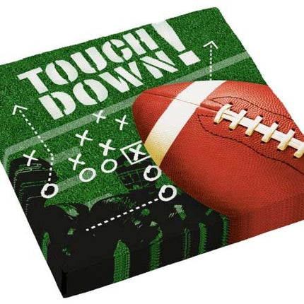 Amerikai futball Touchdown szalvéta 16 db-os 33x33 cm