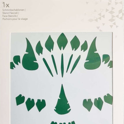 Dinoszaurusz arc tetoválás