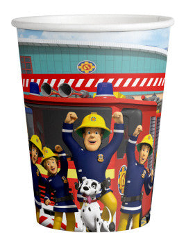 Sam a tűzoltó Teamwork papír pohár 8 db-os 250 ml