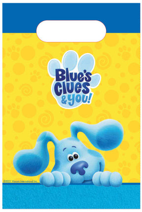 Azúrkék nyomok Fun ajándéktasak, ajándékzacskó 8 db-os