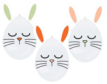 Húsvét Bunny léggömb 3 db-os szett 12 inch (30 cm)