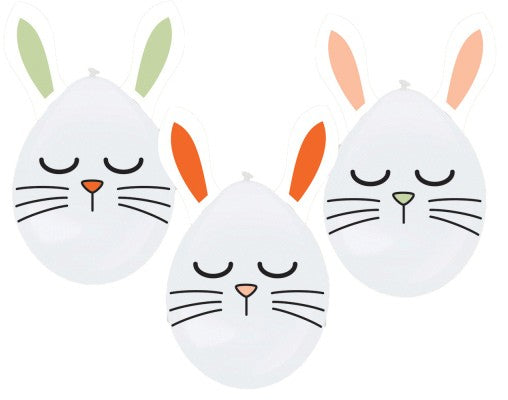 Húsvét Bunny léggömb 3 db-os szett 12 inch (30 cm)