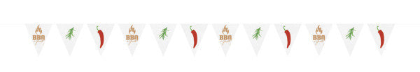 BBQ Grill zászlófüzér 4 m