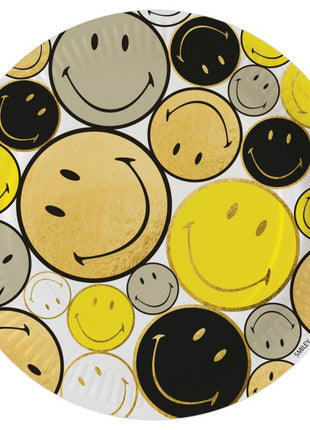 Emoji Smiley Originals papírtányér 8 db-os 23 cm