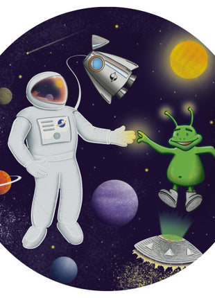 Űr Space papírtányér 8 db-os 23 cm
