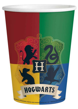 Harry Potter Houses papír pohár 8 db-os 250 ml