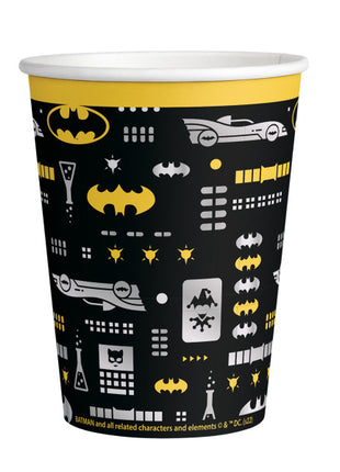 Batman City papír pohár 8 db-os 250 ml