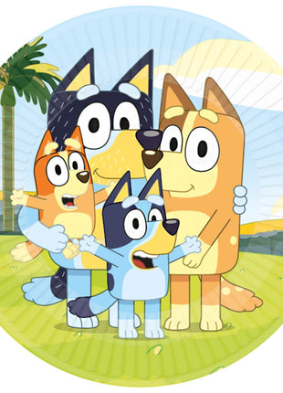 Bluey Joke papírtányér 8 db-os 23 cm