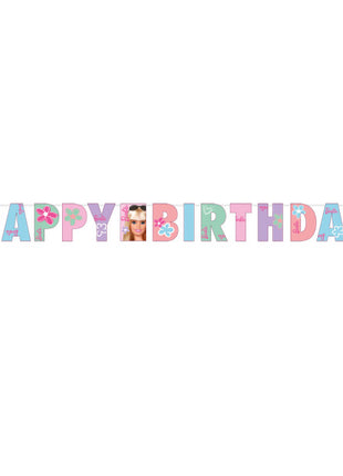Barbie Sweet Life Happy Birthday felirat 180 cm