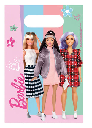 Barbie Sweet Life ajándéktasak, ajándékzacskó 8 db-os