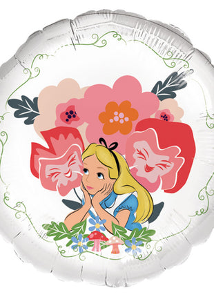 Disney Alice Csodaországban Flowers fólia lufi 43 cm