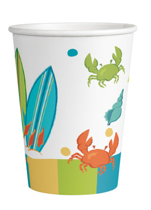 Nyár Surf Party papír pohár 8 db-os 250 ml