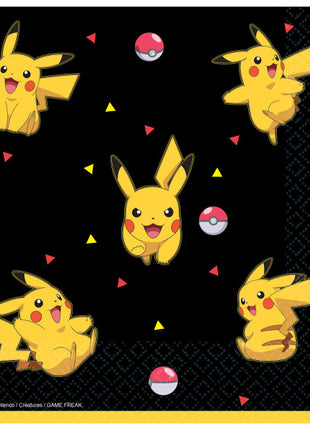 Pokémon Thunder szalvéta 16 db-os 33x33 cm