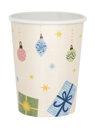Téli erdő Winter Woodland papír pohár 8 db-os 250 ml