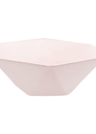 Rózsaszín Vert Decor hatszögletű mélytányér 6 db-os 15,8 cm