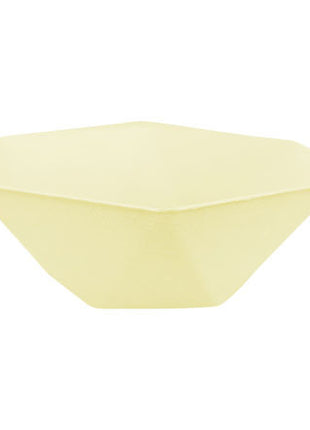 Sárga Vert Decor hatszögletű mélytányér 6 db-os 15,8 cm
