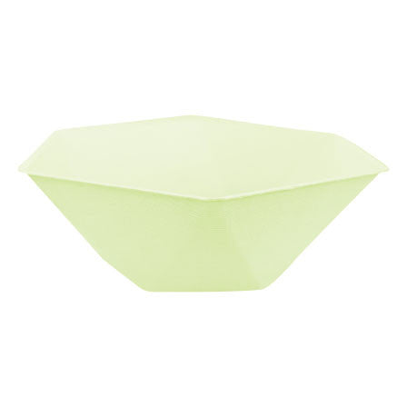 Zöld Vert Decor hatszögletű mélytányér 6 db-os 15,8 cm