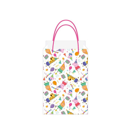 Peppa malac Celebration papír ajándéktasak, ajándékzacskó 8 db-os