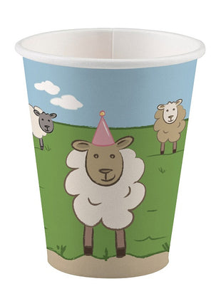 Farm Party papír pohár 8 db-os 250 ml