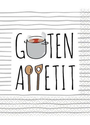Guten Appetit szalvéta 16 db-os 33x33 cm